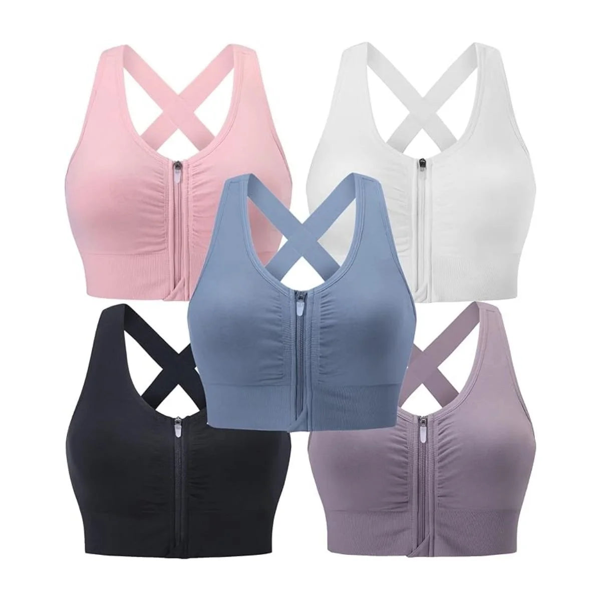 Evercute Front Zip Post-Surgery Bra