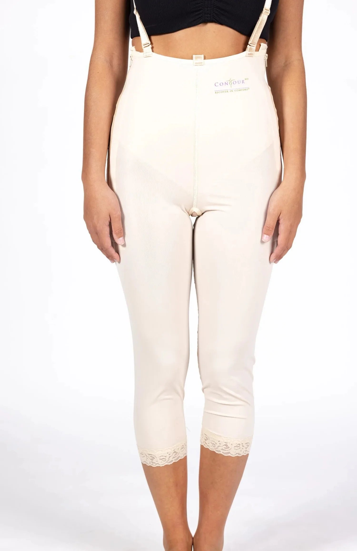 Mid Calf Body Garment with Zippers